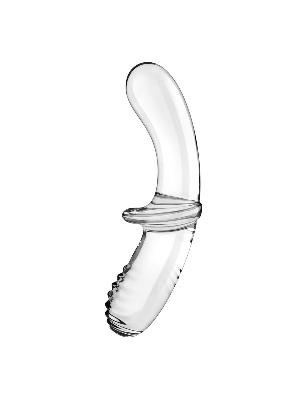 SATISFYER - GODE DOUBLE CRISTAL TRANSPARENT SATISFYER - GODE DOUBLE CRISTAL TRANSPARENT