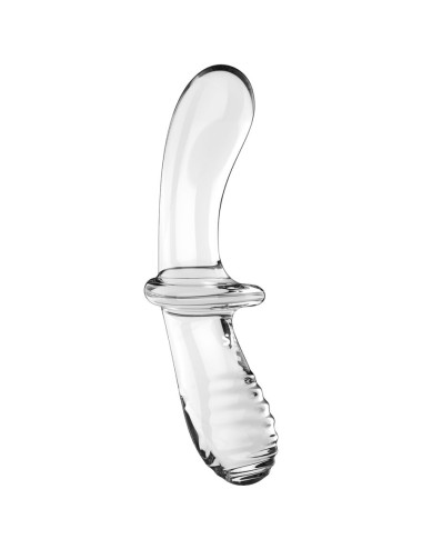 SATISFYER - GODE DOUBLE CRISTAL TRANSPARENT