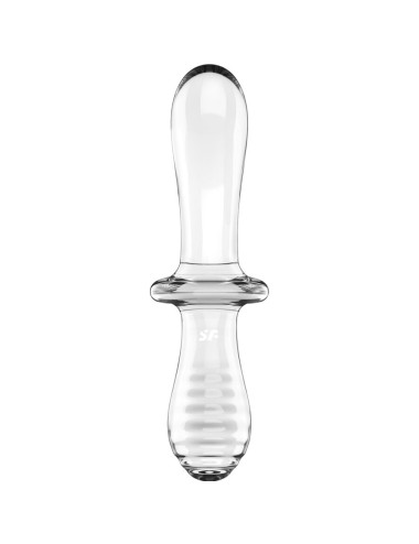 SATISFYER - GODE DOUBLE CRISTAL TRANSPARENT