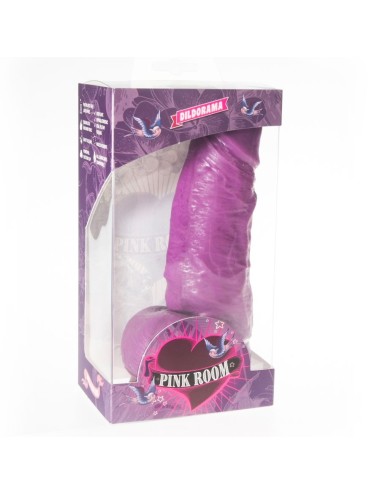 PINK ROOM - GODE RÉALISTE DAYAN VIOLET 17 CM