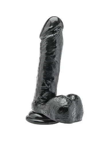 GET REAL - GODE 18 CM AVEC BOULES NOIR