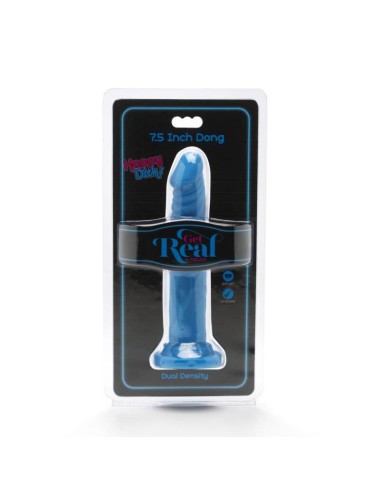 GET REAL - HAPPY DICKS DONG 19 CM BLEU