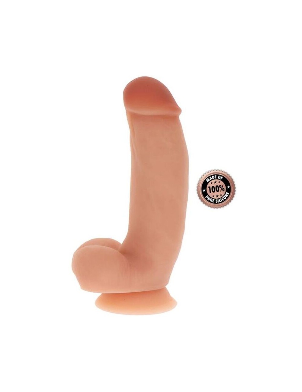 GET REAL - GODE EN SILICONE 18 CM AVEC BALLES PEAU GET REAL - GODE EN SILICONE 18 CM AVEC BALLES PEAU