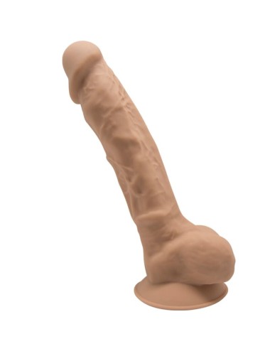 SILEXD - MODÈLE 1 PÉNIS RÉALISTE PREMIUM SILEXPAN SILICONE CARAMEL 23 CM