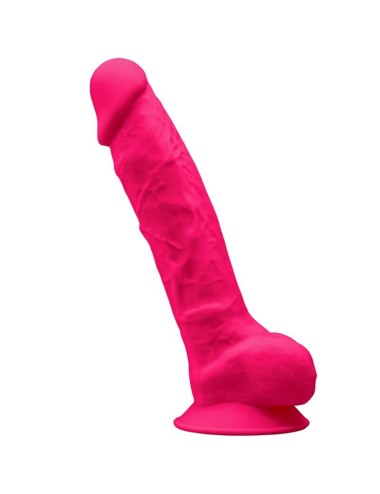 SILEXD - MODÈLE 1 PÉNIS RÉALISTE PREMIUM SILEXPAN SILICONE FUCHSIA 23 CM