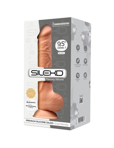 SILEXD - MODÈLE 1 PÉNIS RÉALISTE PREMIUM SILEXPAN SILICONE 24 CM