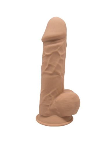 SILEXD - MODÈLE 1 PÉNIS RÉALISTE PREMIUM SILEXPAN SILICONE CARAMEL 21.5 CM