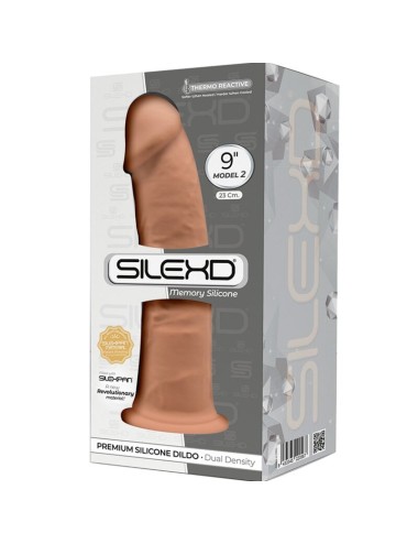 SILEXD - MODÈLE 2 PÉNIS RÉALISTE PREMIUM SILEXPAN SILICONE CARAMEL 23 CM