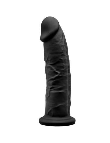 SILEXD - MODÈLE 2 PÉNIS RÉALISTE PREMIUM SILEXPAN SILICONE NOIR 19 CM