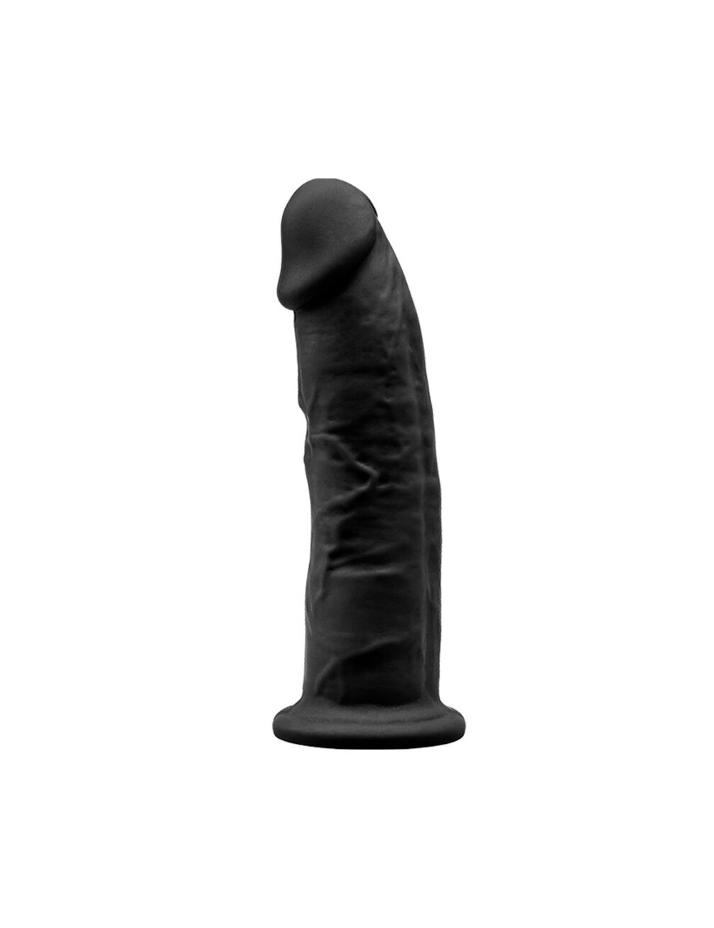 SILEXD - MODÈLE 2 PÉNIS RÉALISTE PREMIUM SILEXPAN SILICONE NOIR 15 CM