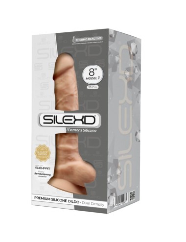 SILEXD - MODÈLE 1 PÉNIS RÉALISTE PREMIUM SILEXPAN SILICONE 20 CM