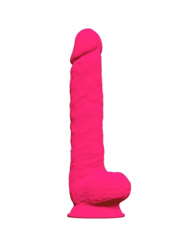 SILEXD - MODÈLE 1 PÉNIS RÉALISTE PREMIUM SILEXPAN SILICONE FUCHSIA 38 CM