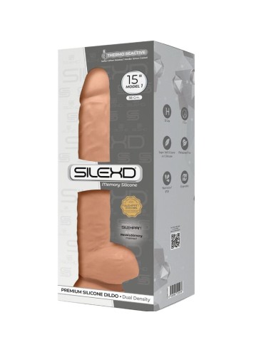 SILEXD - MODÈLE 1 PÉNIS RÉALISTE PREMIUM SILEXPAN SILICONE 38 CM