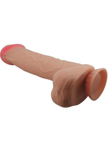 PRETTY LOVE - SÉRIE SLIDING SKIN GODE RÉALISTE AVEC VENTOUSE SLIDING SKIN FLESH 26 CM