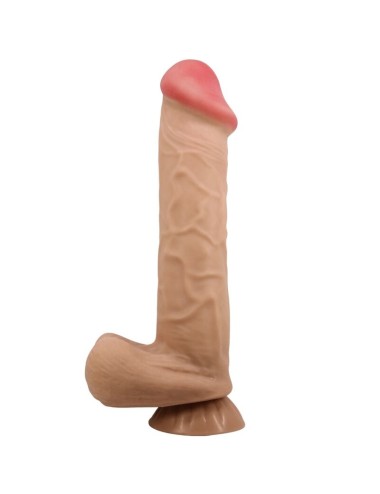 PRETTY LOVE - SÉRIE SLIDING SKIN GODE RÉALISTE AVEC VENTOUSE SLIDING SKIN FLESH 26 CM