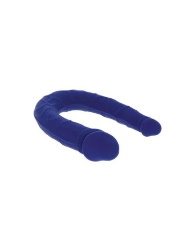 GET REAL - MINI DOUBLE DONG RÉALISTE BLEU