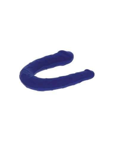 GET REAL - MINI DOUBLE DONG RÉALISTE BLEU