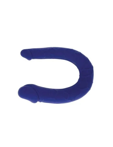 GET REAL - MINI DOUBLE DONG RÉALISTE BLEU