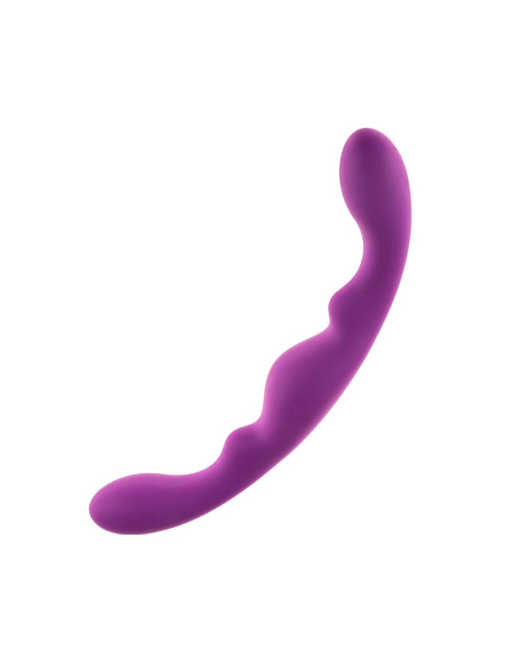 ALIVE - GODE LUNA DOUBLE PÉNÉTRATION SILICONE VIOLET 25 CM