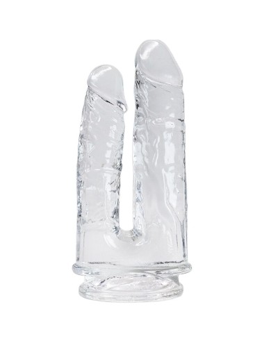 ALIVE - IMPERIUM DOUBLE PÉNIS RÉALISTE TRANSPARENT 12/14 CM