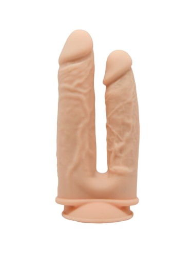 SILEXD - MODÈLE 1 PÉNIS RÉALISTE DOBLE PENETRACION PREMIUM SILEXPAN SILICONE 17.5 / 19.5 CM