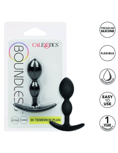 CALIFORNIA EXOTICS - BOUNDLESS BOUCHON EN GOUTTE DE LAME 2X