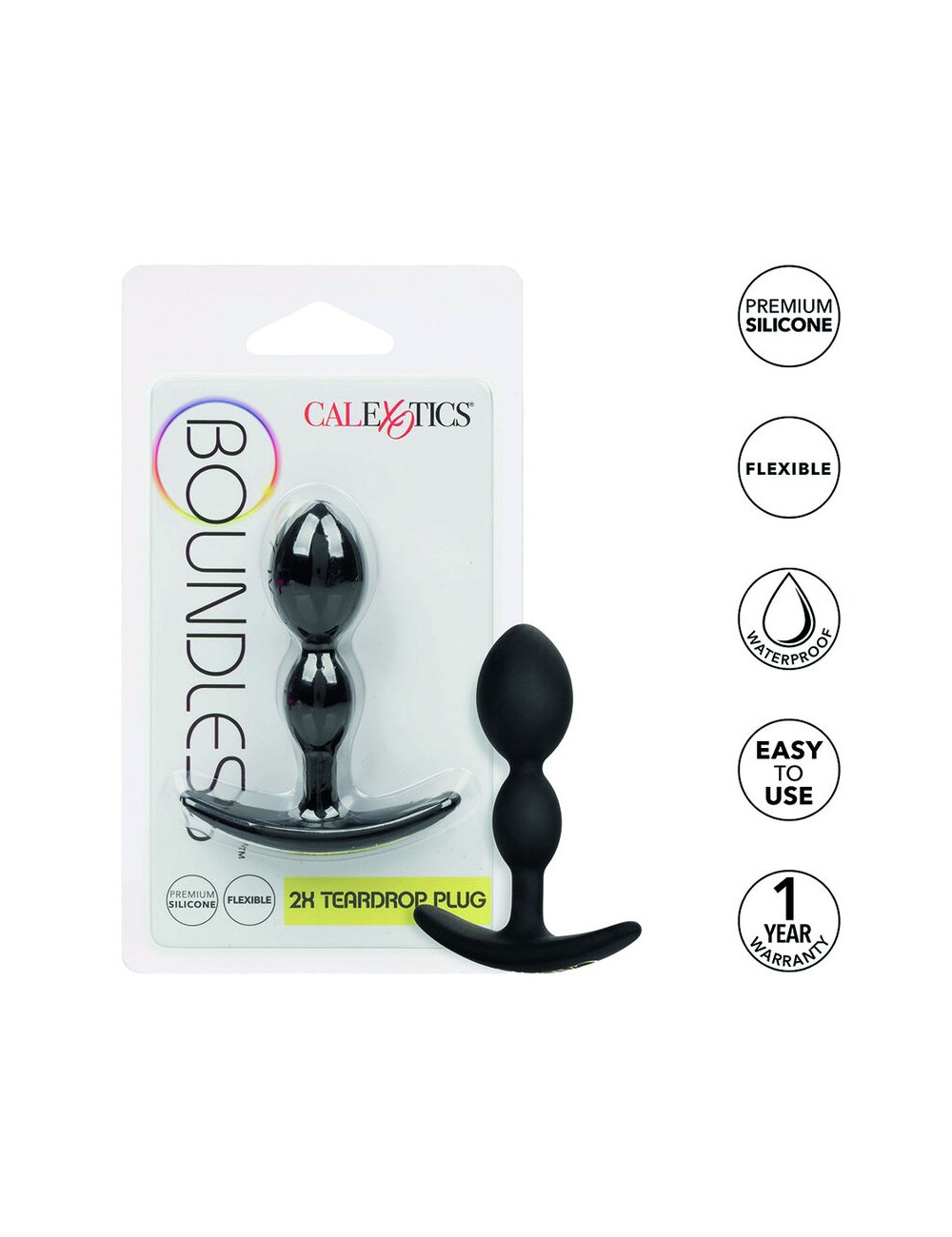 CALIFORNIA EXOTICS - BOUNDLESS BOUCHON EN GOUTTE DE LAME 2X