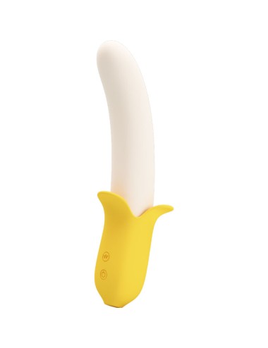 PRETTY LOVE - BANANA GEEK SUPER POWER 7 VIBRATIONS UP&DOWN SILICONE NOIR