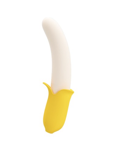 PRETTY LOVE - BANANA GEEK SUPER POWER 7 VIBRATIONS UP&DOWN SILICONE NOIR