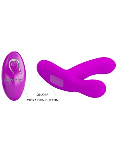 PRETTY LOVE - GERI CLITORIS MASSAGER ROSE TÉLÉCOMMANDE