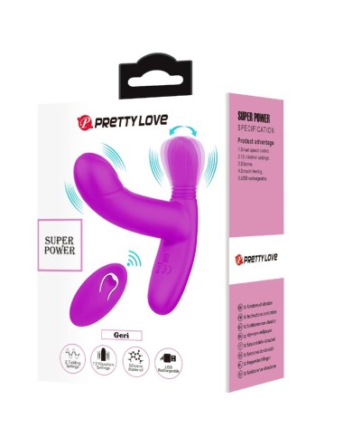 PRETTY LOVE - GERI CLITORIS MASSAGER ROSE TÉLÉCOMMANDE