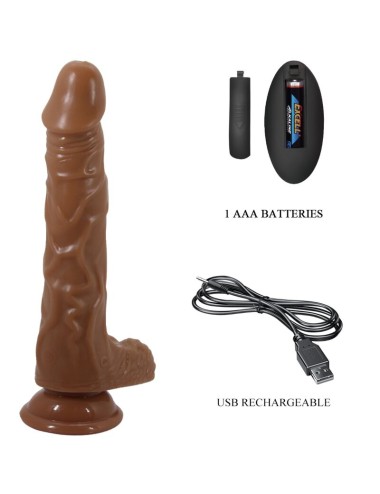 BAILE - BODACH VIBRATEUR RÉALISTE AVEC VENTOUSE TÉLÉCOMMANDE