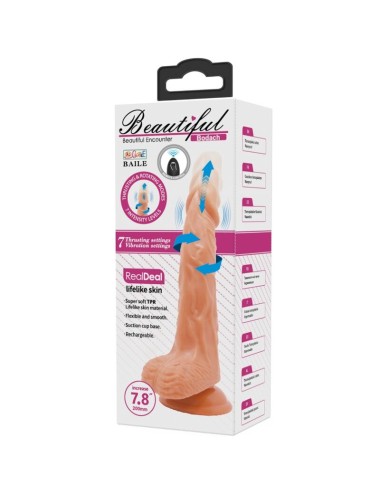 BAILE - BODACH VIBRATEUR RÉALISTE AVEC VENTOUSE TÉLÉCOMMANDE