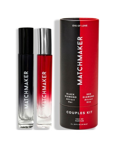 EYE OF LOVE - MATCHMAKER PHEROMONE 2PC SET COUPLES KIT ATTIRE HER & HIM 20 ML