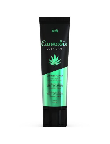 INTT LUBRICANTS - LUBRIFIANT INTIME A BASE D''EAU SAVEUR CANNABIS