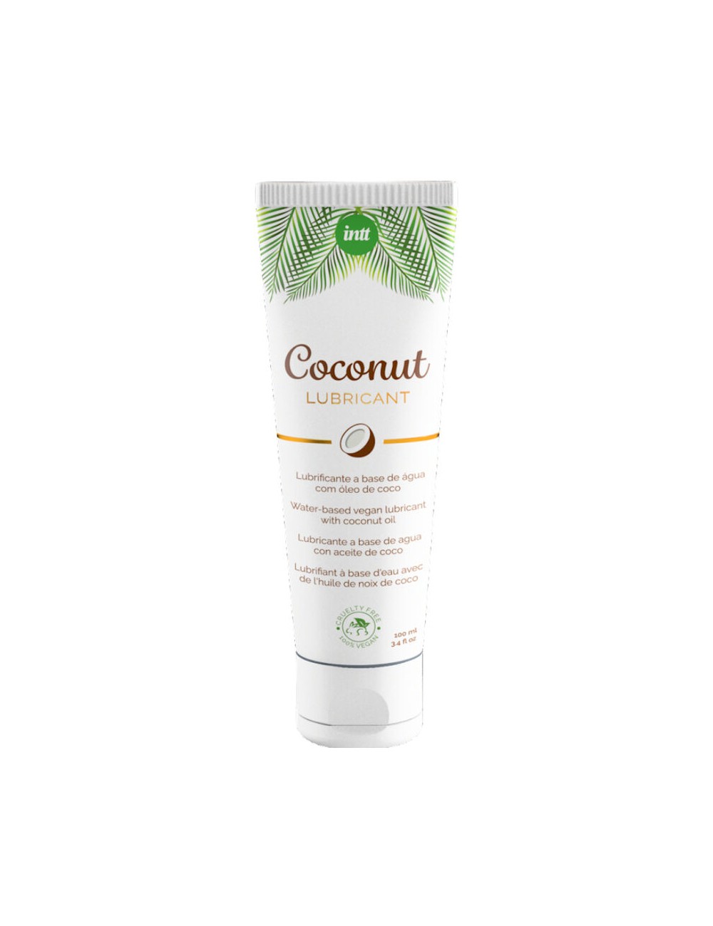 INTT - LUBRIFIANT VÉGÉTALIEN BASE D'EAU AU SAVEUR INTENSE DE NOIX DE COCO