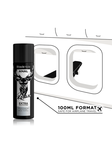 BLACK HOLE - GEL TROU NOIR BASE SILICONE DILATATION ANALE 100 ML