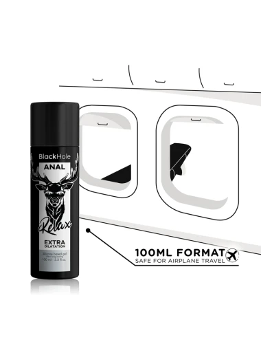 BLACK HOLE - GEL TROU NOIR BASE SILICONE DILATATION ANALE 100 ML