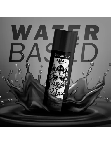 BLACK HOLE - RÉPARATION ANAL À BASE D''EAU RELAX AVEC HYALURON 100 ML