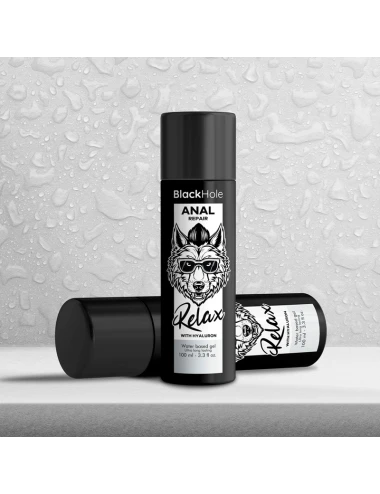 BLACK HOLE - RÉPARATION ANAL À BASE D''EAU RELAX AVEC HYALURON 100 ML