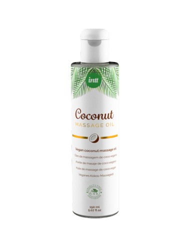 INTT - HUILE DE MASSAGE VÉGÉTALIENNE DOUCE AU SAVEUR RELAXANTE DE NOIX DE COCO