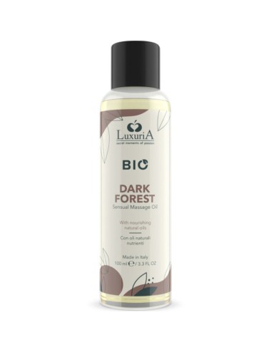 INTIMATELINE LUXURIA - HUILE DE MASSAGE BIO FORÊT NOIRE 100 ML