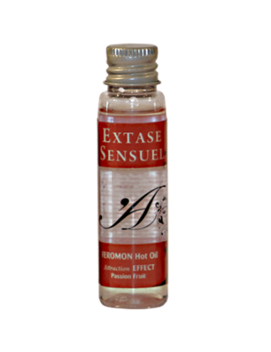 EXTASE SENSUAL - HUILE DE MASSAGE EFFET THERMIQUE AUX PHÉROMONES DE FRUITS DE LA PASSION VOYAGE 35 ML