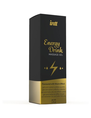 INTT MASSAGE & ORAL SEX - GEL DE MASSAGE A L''ENERGIE AROMATISEE CA BOISSON ET EFFET CHAUFFANT