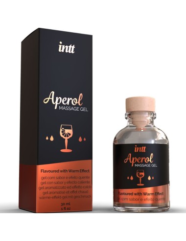 INTT MASSAGE & ORAL SEX - GEL DE MASSAGE APEROL EFFET CHALEUR INTENSE