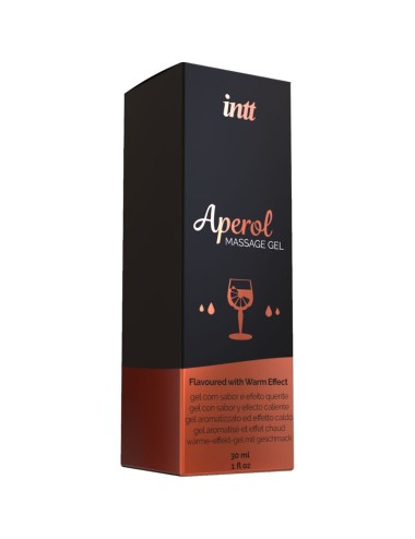 INTT MASSAGE & ORAL SEX - GEL DE MASSAGE APEROL EFFET CHALEUR INTENSE