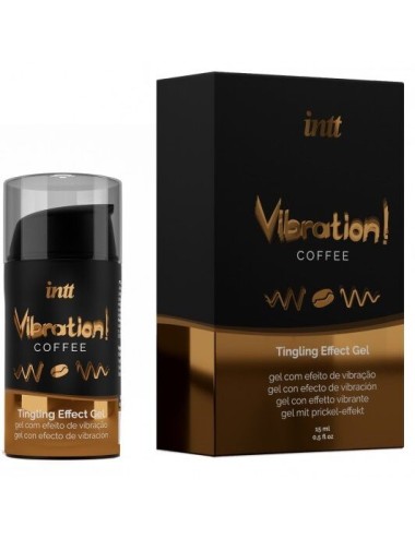 INTT MASSAGE & ORAL SEX - GEL DE MASSAGE SAVEUR CAFÉ EFFET CHAUD