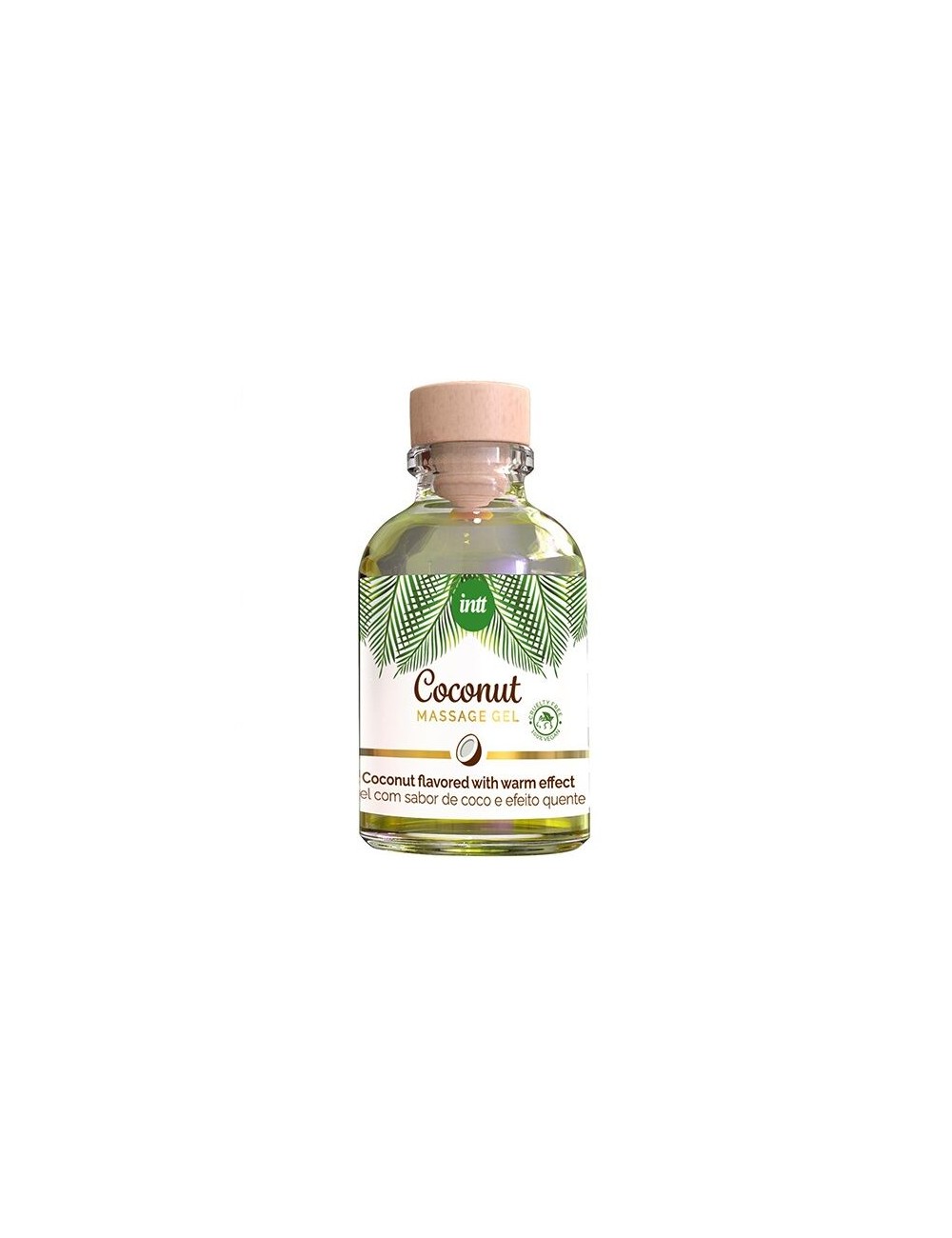 INTT - GEL DE MASSAGE VÉGAN AU SAVEUR DE COCO ET EFFET CHAUFFANT INTT - GEL DE MASSAGE VÉGAN AU SAVEUR DE COCO ET EFFET CHAUFFANT