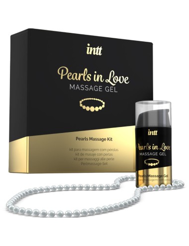 INTT MASSAGE & ORAL SEX - PERLES AMOUREUSES AVEC COLLIER DE PERLES ET GEL DE SILICONE