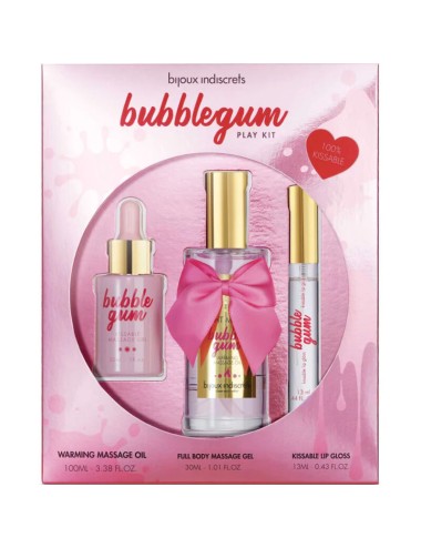 BIJOUX - INDISCRETS KIT DE JEU BUBBLEGUM AVEC HUILE